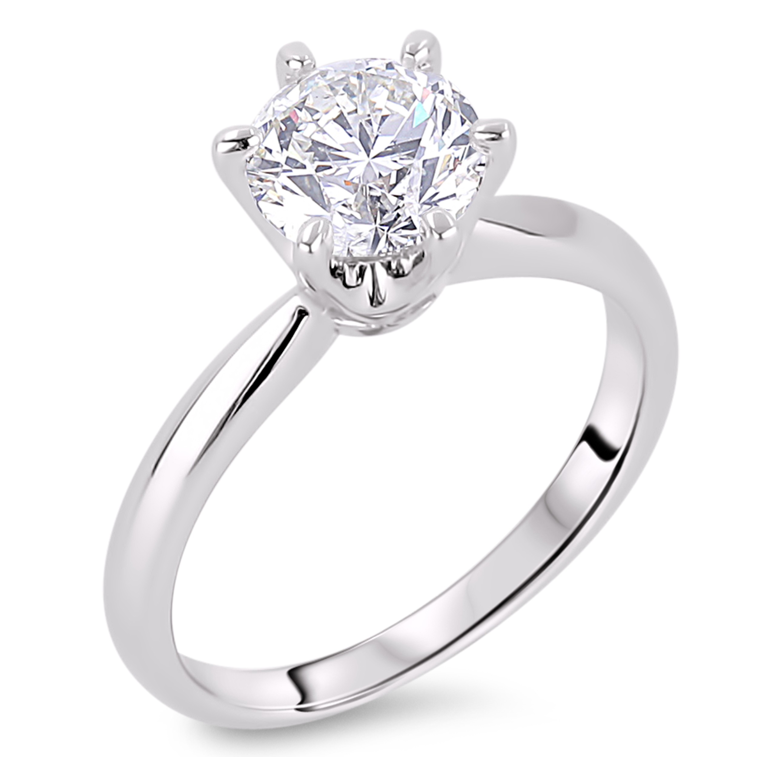 DIAMOND SOLITAIRE RING - SGR768 - Lugaro - Vancouver & Victoria