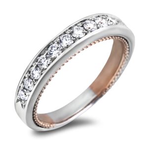 1/2 carat wedding band