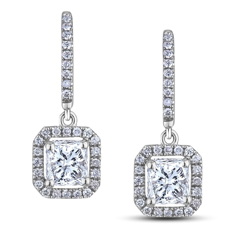 Canadian Diamond Dangle Earrings Canadian Diamond Dangle Earrings