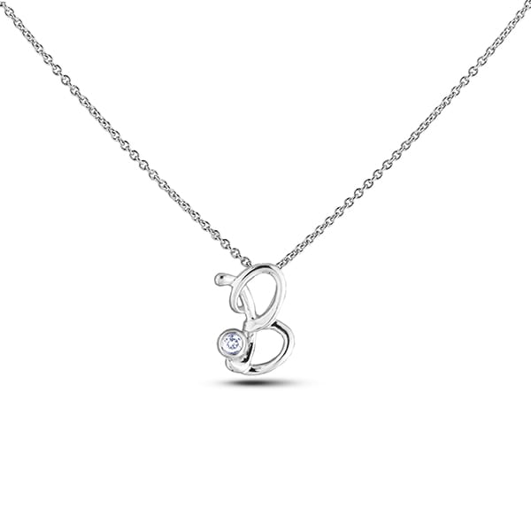 Necklace with deals the letter b