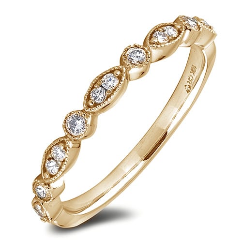 Dainty anniversary band store