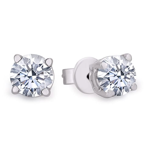 1/2 Canadian Diamond Stud Earrings