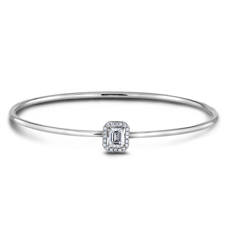 10.74 CTW Emerald Cut Diamond Tennis Bracelet