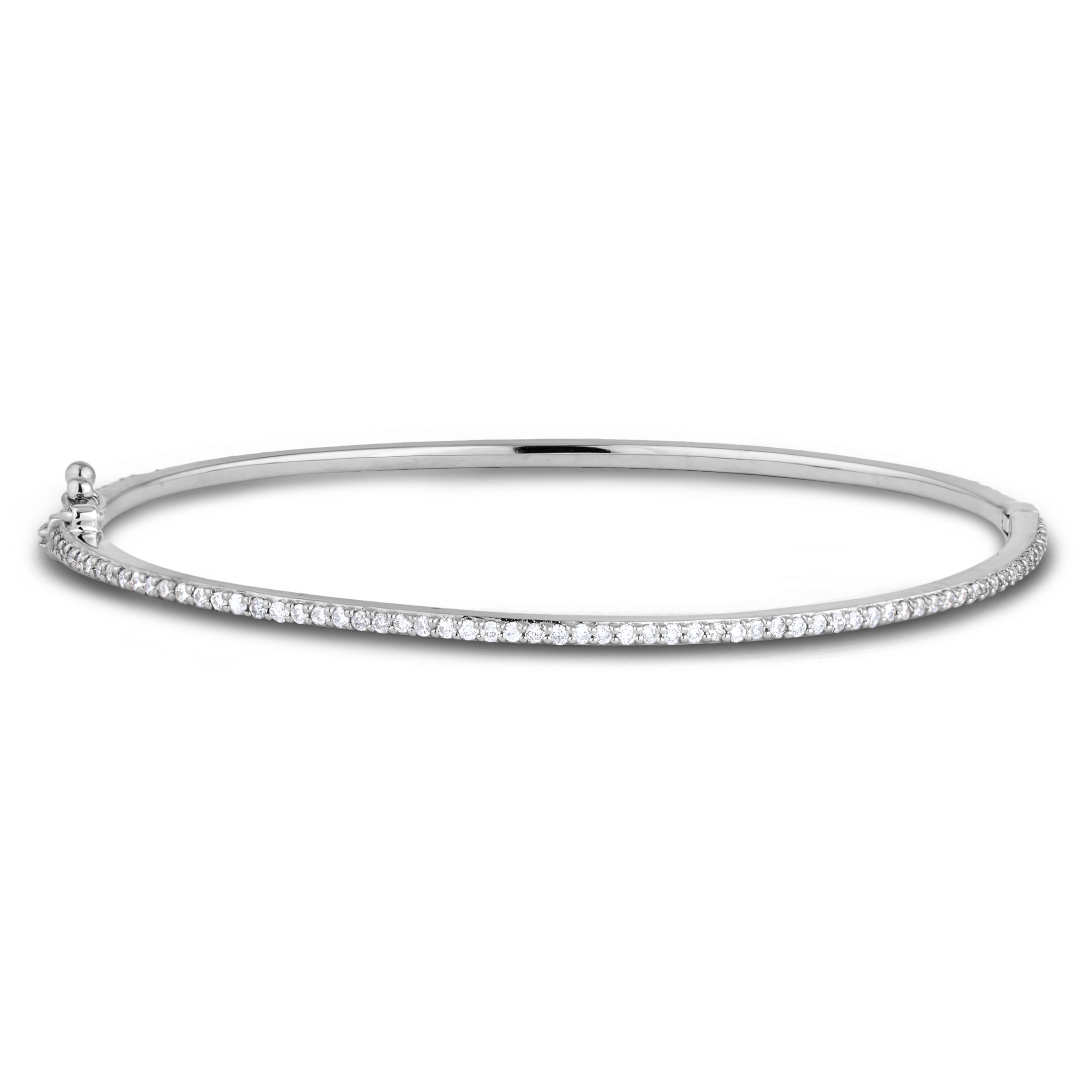 Diamond eternity sales bangle bracelet