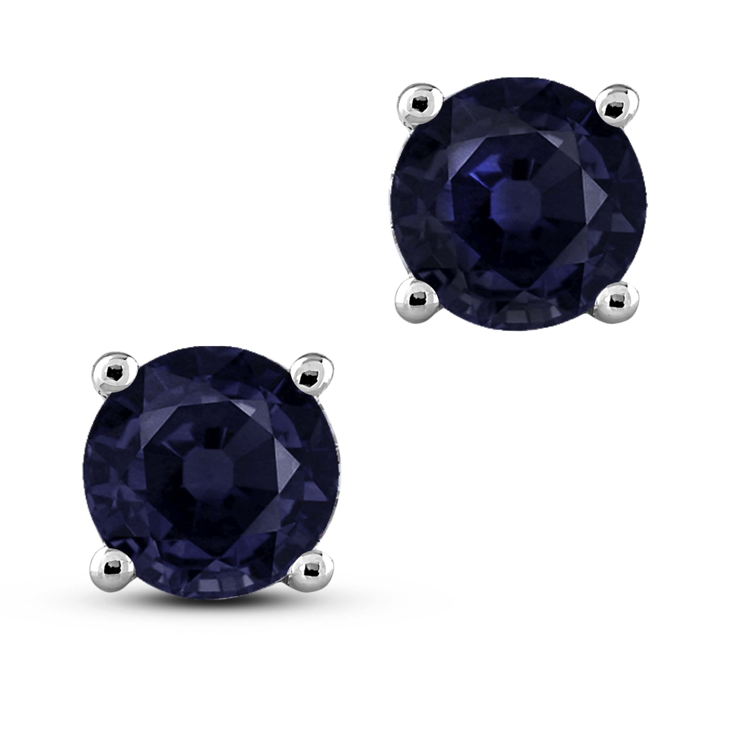 Zales Marquise Black Sapphire Petals Star-Shaped Flower Stud Earrings in  Sterling Silver | Hamilton Place