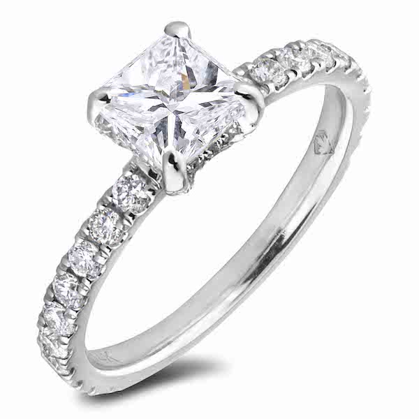 De Beers Forevermark Round Diamond Engagement Ring - 100-01857