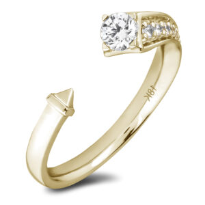 De Beers Forevermark Diamond Open Ring in 18K Yellow Gold