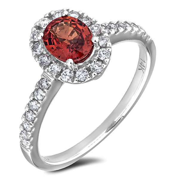 Halo sapphire and diamond engagement ring deals