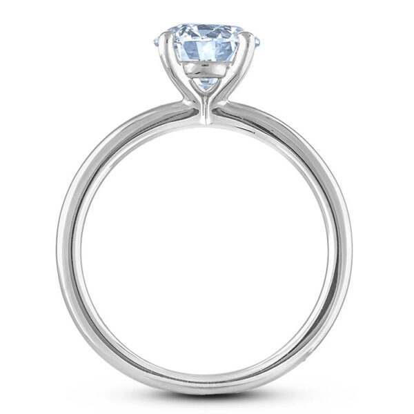 1.21 Carat GIA Certified Solitaire Diamond Engagement Ring in Platinum - Image 2