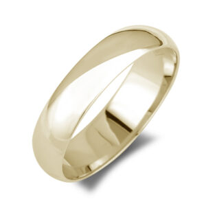 His & Her's 5MM Classic Wedding Band Ring in 18K Yellow or White Gold