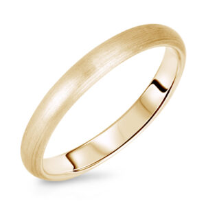 His & Her's 3MM Universal Wedding Band Ring in 10K White or Yellow Gold