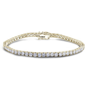 5.45 Carat TW Diamond Classic Tennis Bracelet in 14K Yellow Gold