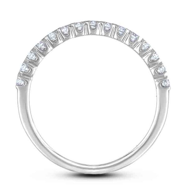 0.28 Carat TW Diamond Stackable Anniversary Ring in 14K White Gold