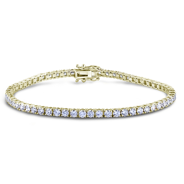 2 carat tennis clearance bracelet yellow gold