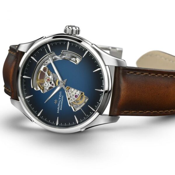 Hamilton Jazzmaster Open Heart Auto 40 mm Blue Dial H32675540 - Image 3