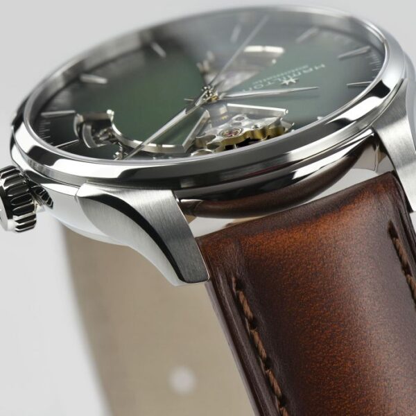 Hamilton Jazzmaster Open Heart Auto 40 mm Green Dial H32675560 - Image 4
