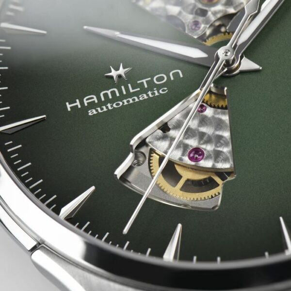 Hamilton Jazzmaster Open Heart Auto 40 mm Green Dial H32675560 - Image 5