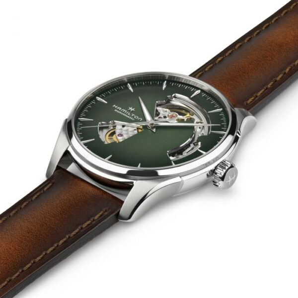 Hamilton Jazzmaster Open Heart Auto 40 mm Green Dial H32675560 - Image 2