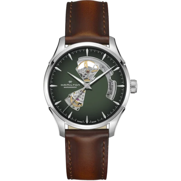 Hamilton Jazzmaster Open Heart Auto 40 mm Green Dial H32675560