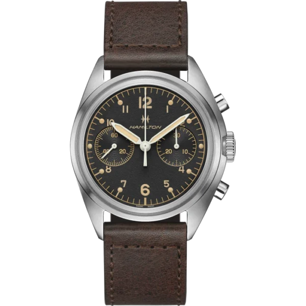 Hamilton Khaki Aviation Pioneer Mechanical Chrono 40mm Black Dial H76409530