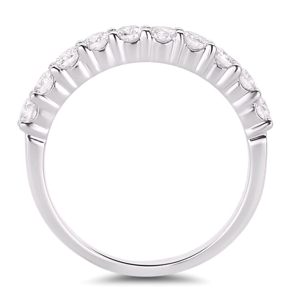 0.72 Carat TW Diamond Stackable Anniversary Ring in 14K White Gold