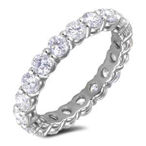 2.38 Carat TW Diamond Eternity Ring in 14K White Gold