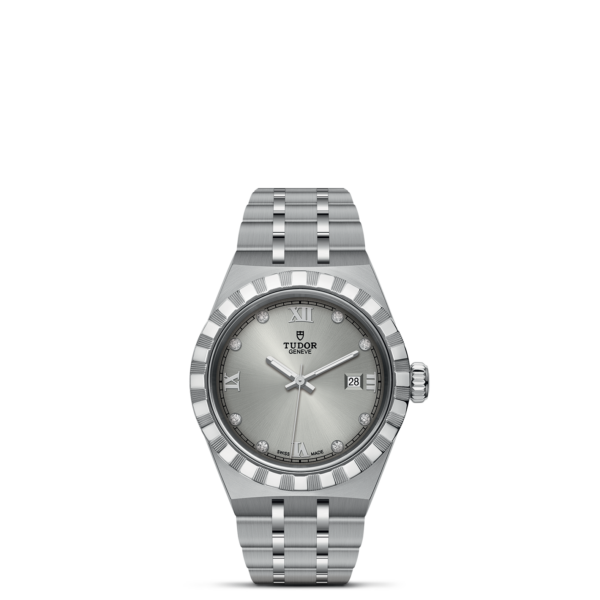 TUDOR Royal 28 mm Steel Case Diamond-Set Dial M28300-0002