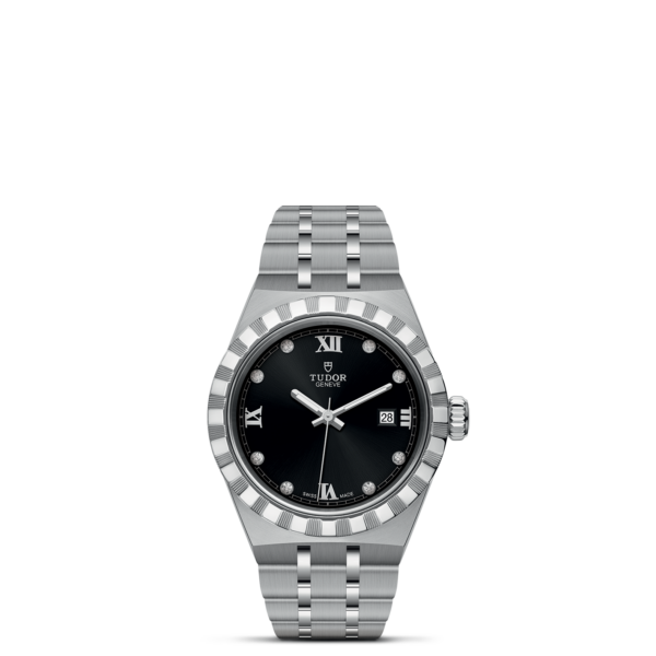 TUDOR Royal 28 mm Steel Case Diamond-Set Dial M28300-0004