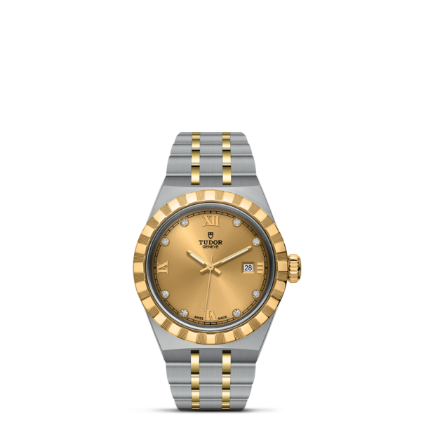 TUDOR Royal 28 mm Steel Case Diamond-Set Dial M28303-0006