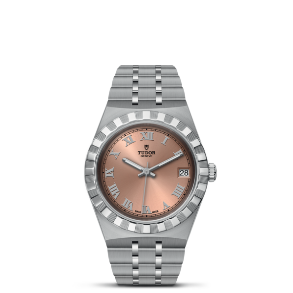 TUDOR Royal 34 mm Steel Case Salmon Dial M28400-0009