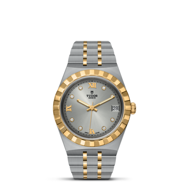 TUDOR Royal 34 mm Steel Case Diamond-Set Dial M28403-0002