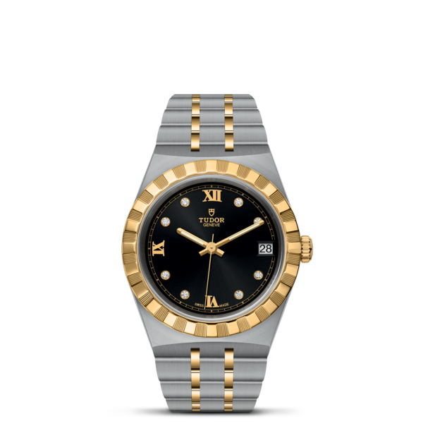 TUDOR Royal 34 mm Steel Case Diamond-Set Dial M28403-0005