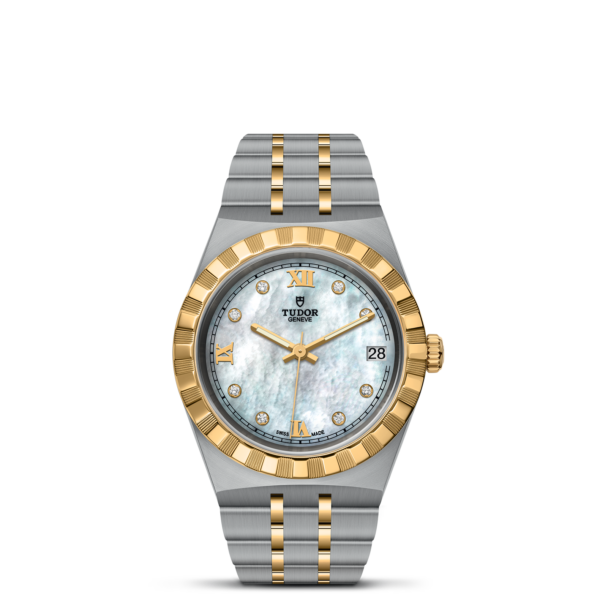TUDOR Royal 34 mm Steel Case Diamond-Set Dial M28403-0007