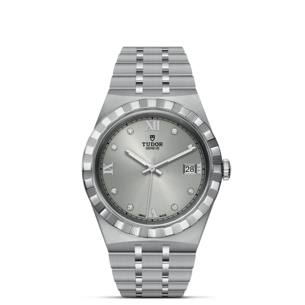 TUDOR Royal 38 mm Steel Case Diamond-Set Dial M28500-0002