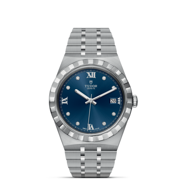 TUDOR Royal 38 mm Steel Case Diamond-Set Dial M28500-0006