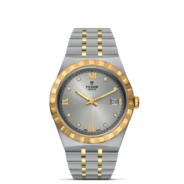 TUDOR Royal 38 mm Steel Case Diamond-Set Dial M28503-0002