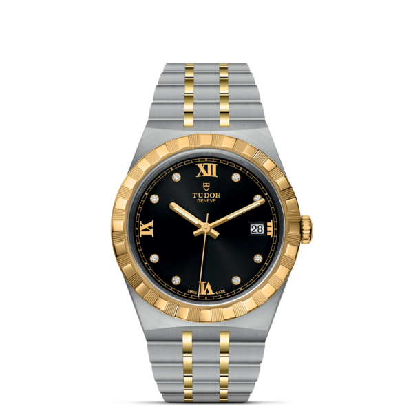TUDOR Royal 38 mm Steel Case Diamond-Set Dial M28503-0004
