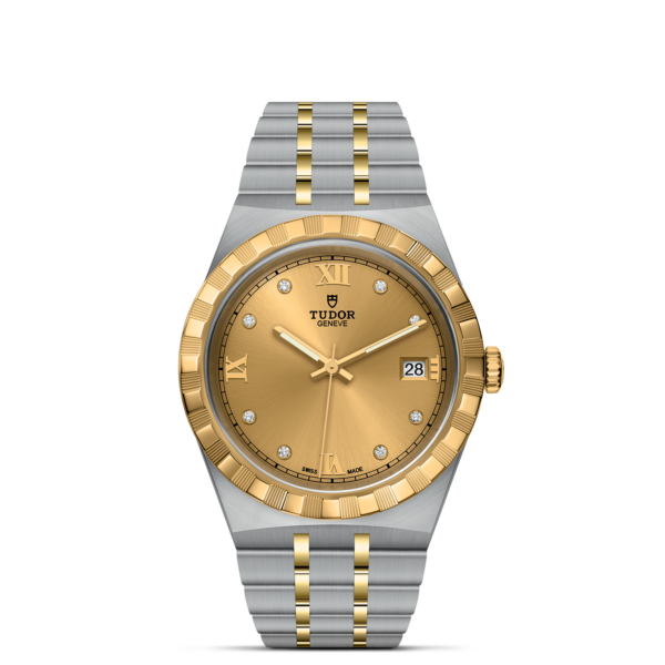 TUDOR Royal 38 mm Steel Case Diamond-Set Dial M28503-0005