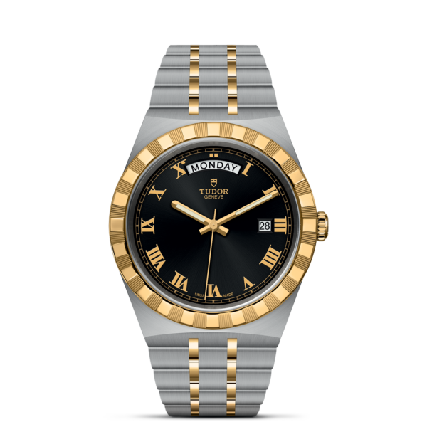 TUDOR Royal 41 mm Steel Case Yellow Gold Bezel M28603-0003