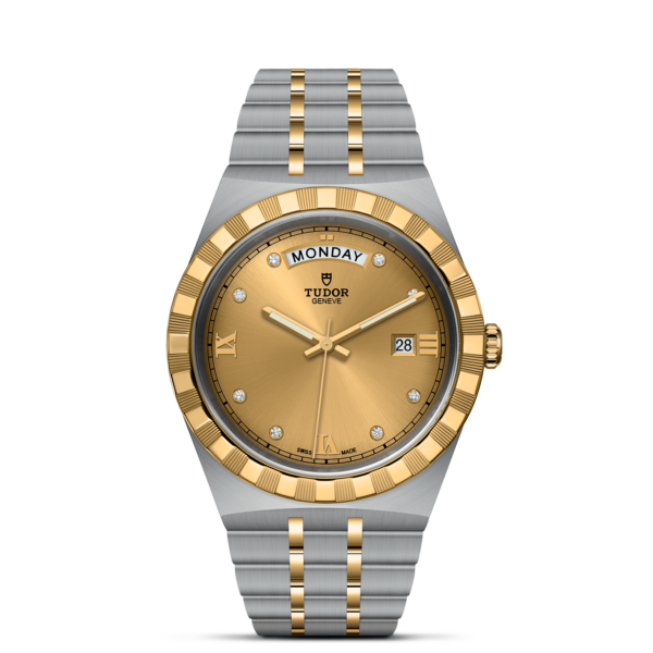 TUDOR Royal 41 mm Steel Case Diamond-Set Dial M28603-0006