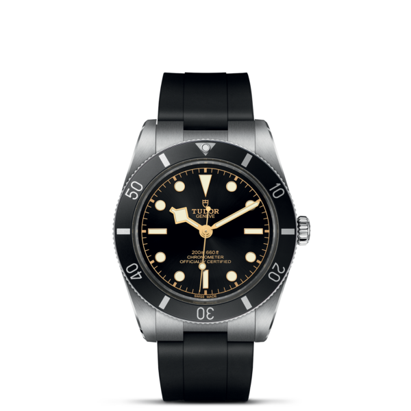 TUDOR Black Bay 54 37mm Steel Case Black Rubber Strap M79000N-0002
