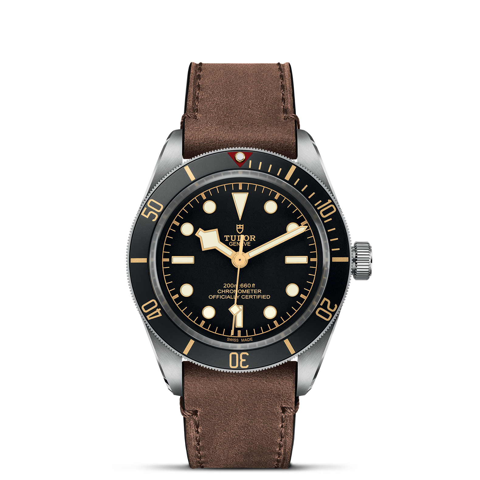 TUDOR Black Bay Fifty-Eight 39 mm Steel Case Brown Leather Strap  M79030N-0002