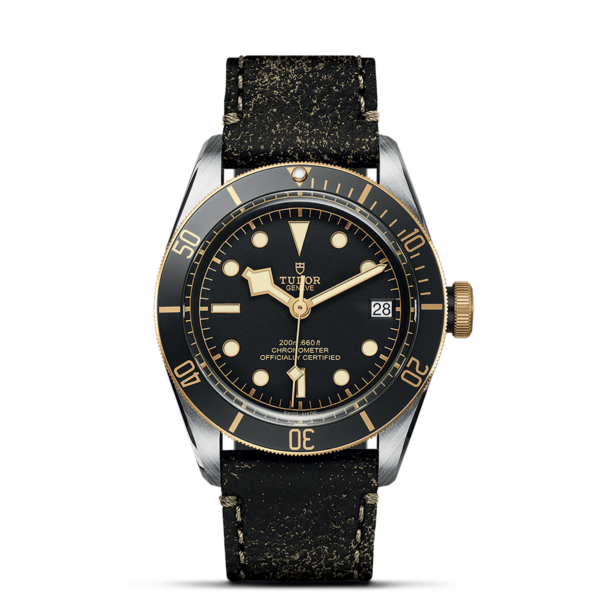 TUDOR Black Bay 41 mm S&G Steel Case Aged Leather Strap M79733N-0007