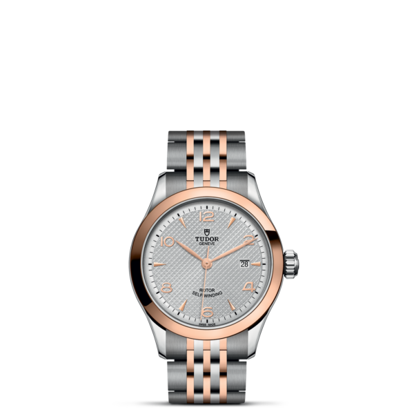 TUDOR 1926 28 mm Steel Case Pink Gold Bezel M91351-0001