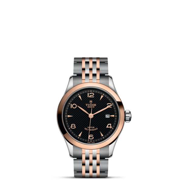 TUDOR 1926 28 mm Steel Case Pink Gold Bezel M91351-0003
