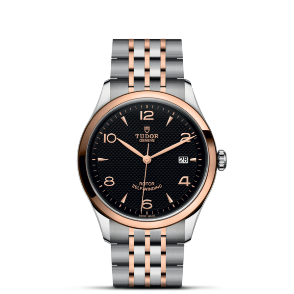 TUDOR 1926 39 mm Steel Case Pink Gold Bezel M91551-0003