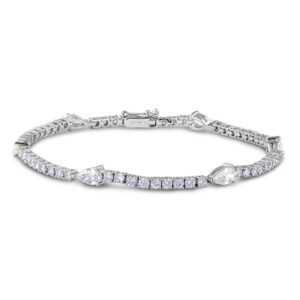 3.68 Carat TW Canadian Diamond Tennis Bracelet in 14K White Gold