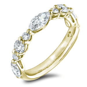 1.26 Carat TW Canadian Diamond Anniversary Ring in 14K Yellow Gold