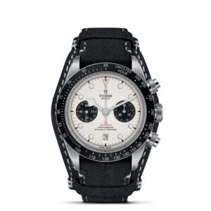 TUDOR Black Bay Chrono 41 mm Steel Case Black Leather Bracelet M79360N-0006