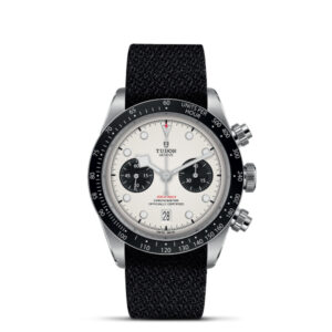 TUDOR Black Bay Chrono 41 mm Steel Case Black Fabric Strap M79360N-0008